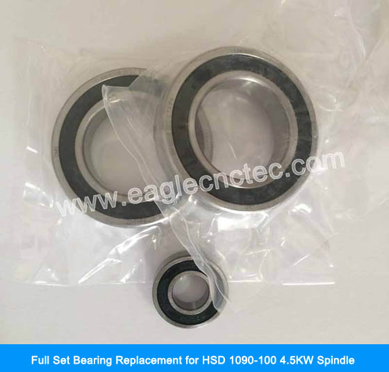 full set bearing replacement kit for hsd spindle contains 3 pieces