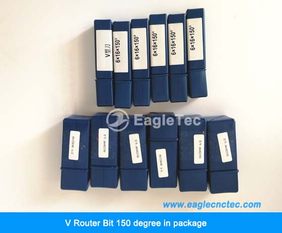 high precision v router bits in packages