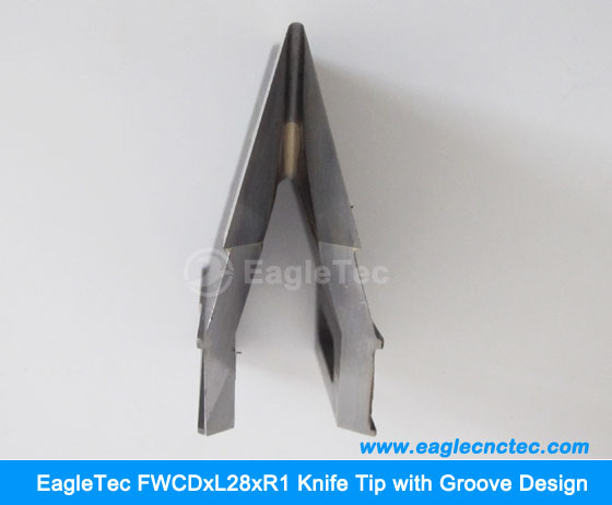 EalgeTec woodturning knife tip arc and cutting groove design