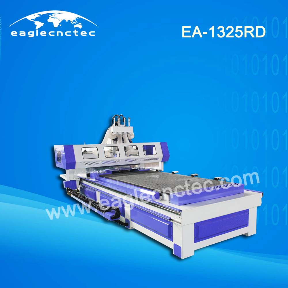 Office Furniture Nesting Machine CNC Wood Cutter with Boring Unit