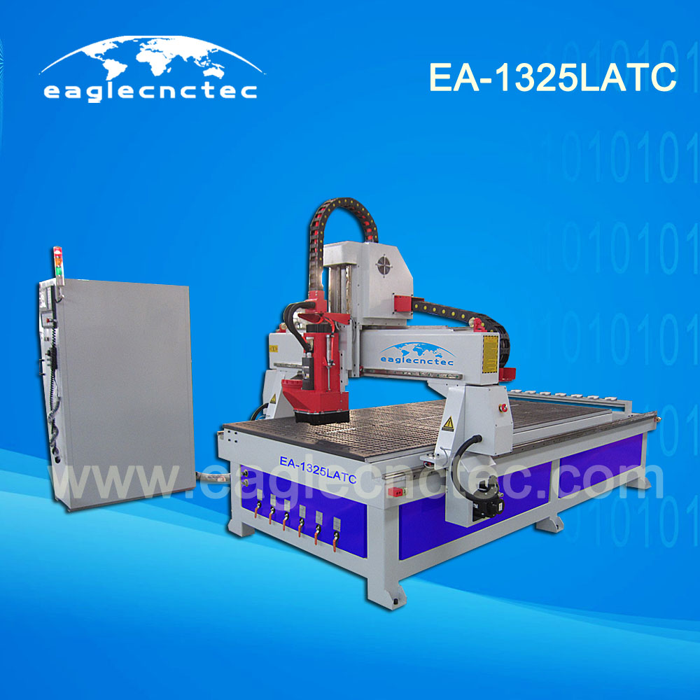 1325 ATC CNC Router Machines Center for Modern Furniture Making 1300x2500mm Linear Tool Changer