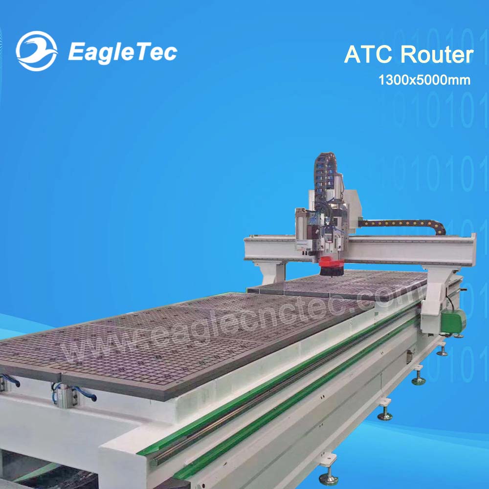 Most Efficient CNC Machine for Panel Furniture / ATC CNC with Double Worktable / Boring Head / 1300x5000mm