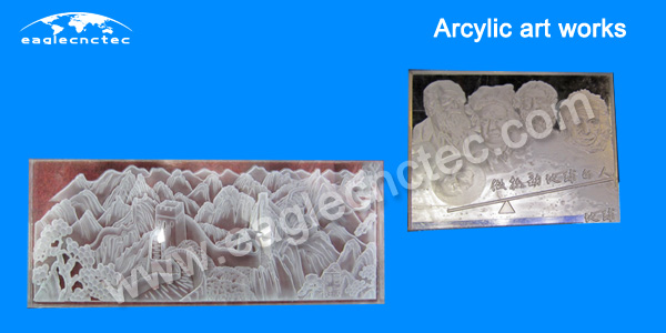 6090 cnc router carving arcylic