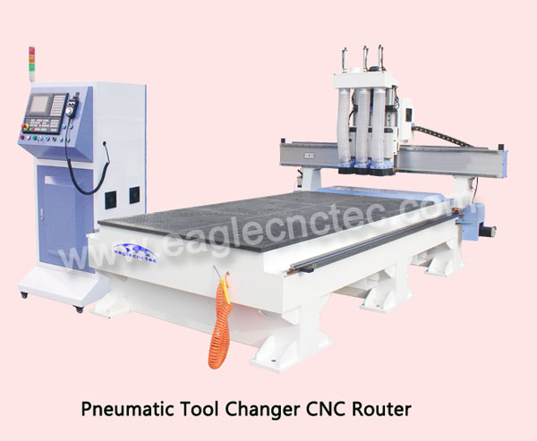 cnc router with pneumatic atc