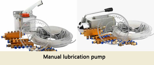 cnc rotuer manual lubrication pump