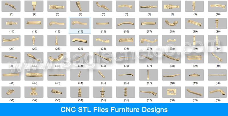 cnc stl files furniture designs picture