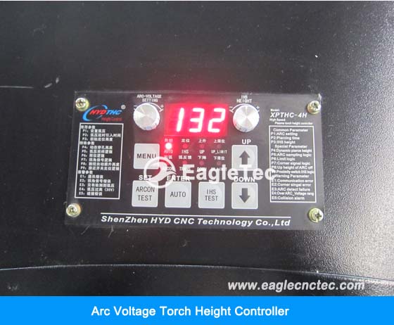 plasma arc voltage torch height control system