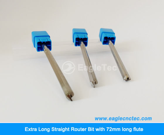 extra long straight router bit 6x72mm for mdf, foam, plywood