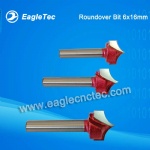 Metric Roundover Router Bit With Popular Size 6x16mm for Laminate / Hard Wood